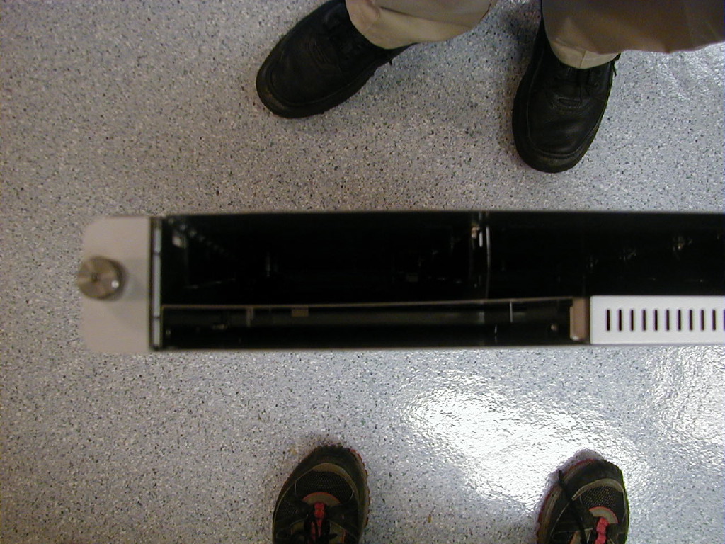 bent CD-ROM mount